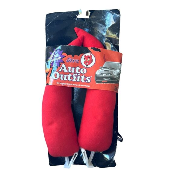 Auto Outfits Car Decoration 2 Devil Horns By Absolutely New - Picture 1 of 5